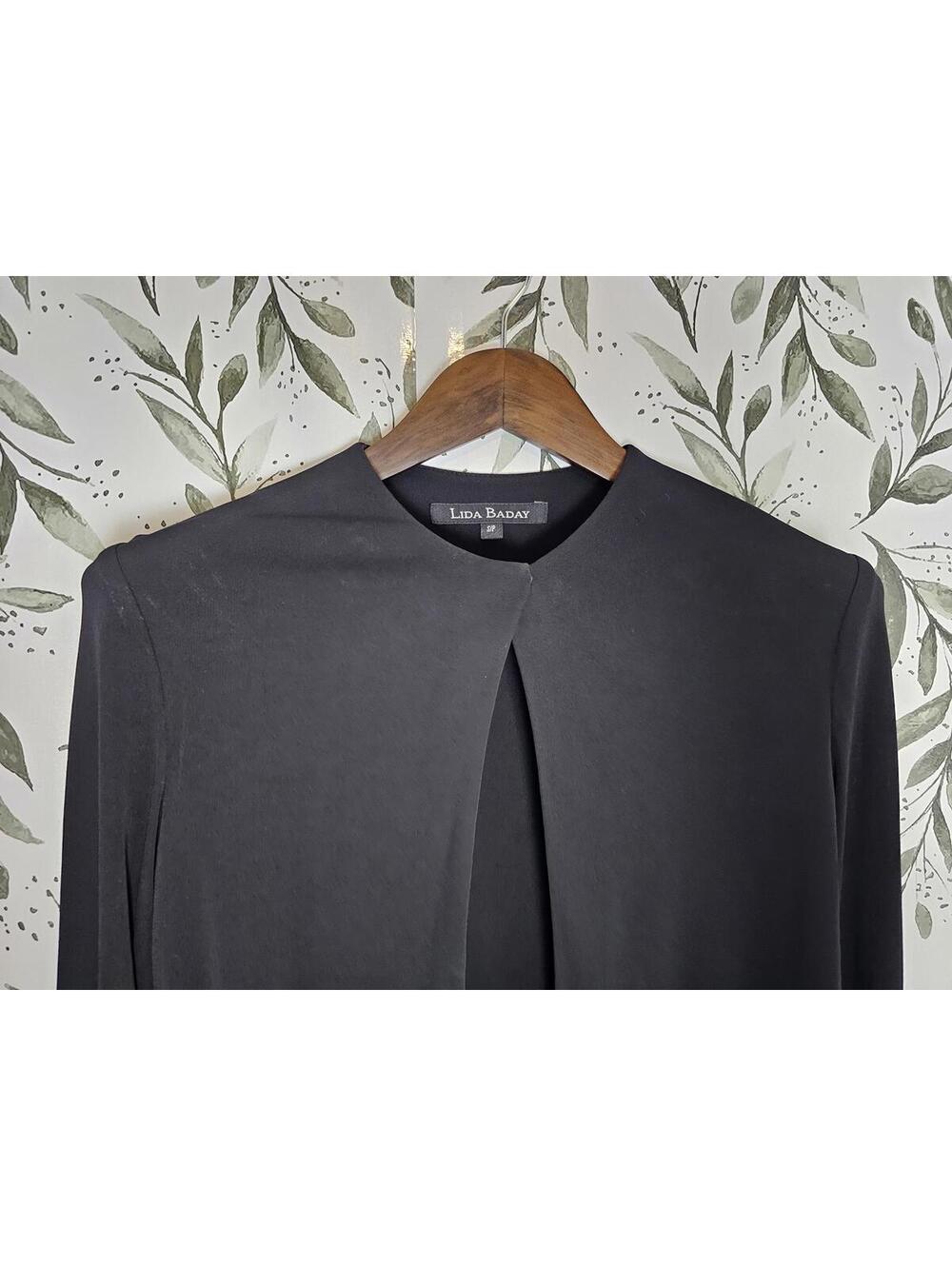 Lida Baday Cardigan Black Womens Size SP